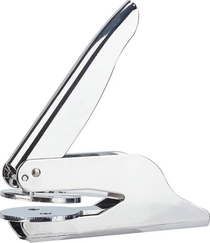 Stainless Steel Paper Embosser (Pre-Designed Template #203, Made with Love)