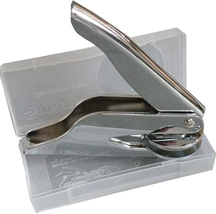 Stainless Steel Paper Embosser (Pre-Designed Template #203, Made with Love)