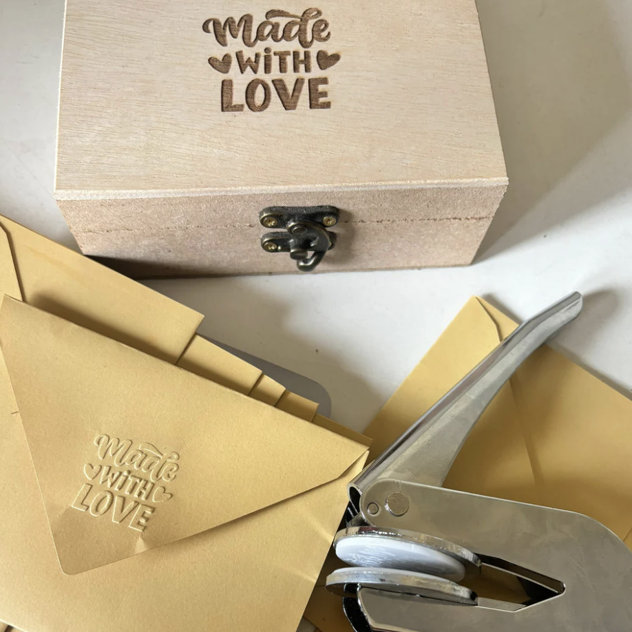Customizable Stainless Steel Paper Embosser ( Books | #BK-001 | Pre-Designed )