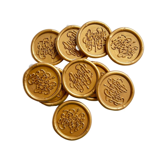 Wax Seal Sticker ( Festive | #FV-001 | Ready to Use | Self Adhesive )