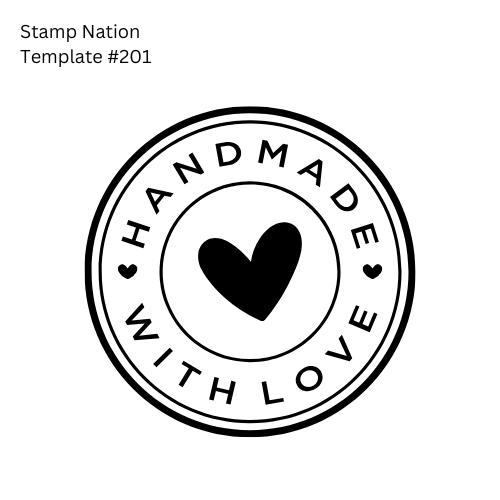 Stainless Steel Paper Embosser (Pre-Designed Template #201, Handmade with Love)